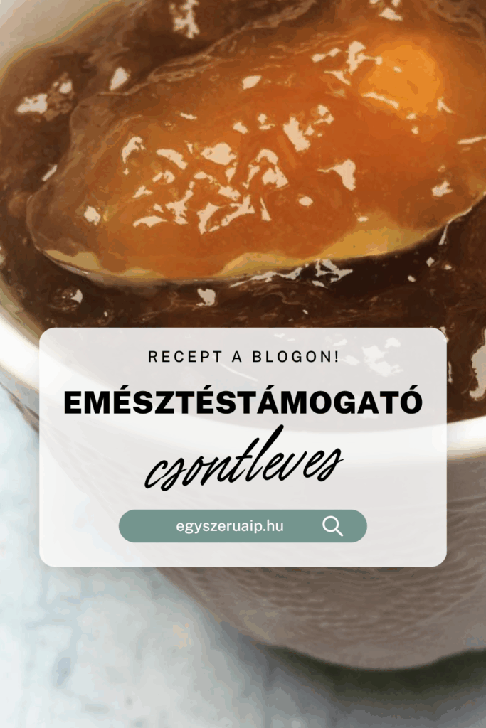 Emésztéstámogató csontleves